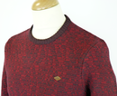 The Deverell FARAH 1920 Retro Texture Knit Jumper
