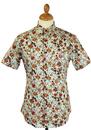 Gatsby FARAH 1920 Multi Floral Retro Mod Shirt (S)