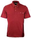 Stapelford FARAH 1920 Mod S/S Textured Polo Top DR