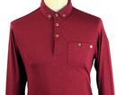 Stapelford FARAH 1920 Mod L/S Textured Polo Top DR