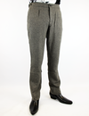 Albany Hopsack Tweed FARAH VINTAGE Mod Trousers