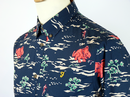 The Huxley FARAH VINTAGE Dino Safari Retro Shirt