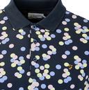 FARAH Anderby Retro Mod Mixed Polka Dot Polo Shirt