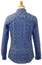 The Oxley FARAH VINTAGE Retro 60s Yarn Dyed Shirt