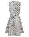 Ditsy Floral FEVER Retro 50s Wrap V-Neckline Dress