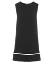 Lyon FEVER Retro 60s Mod Shift Dress (Black)