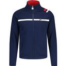 fila vintage mens archive chest stripe zip track jacket fila navy