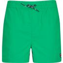 Artoni Fila Vintage Men's Green Retro Swim Shorts