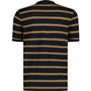 Bruno Fila Vintage Striped Retro Ringer T-shirt B