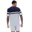 Duncan Fila Vintage Cut & Sew Stripe Crew Tee (FN)