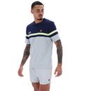Duncan Fila Vintage Cut & Sew Stripe Crew Tee (FN)