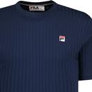 Easton Fila Vintage Drop Needle Stripe T-shirt N