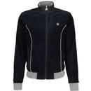 Fila Gold Bosa Velour Track Top in Black