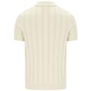 Kennedy Fila Gold Textured Stripe Knitted Polo E