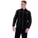 Nichols Fila Gold Spiral Piping Velour Track Top B