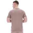 Walter Fila Gold Open Knit Pointelle Panel Polo MM