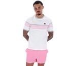 James Fila Vintage Yarn Dye Stripe Retro Tee W