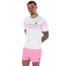 James Fila Vintage Yarn Dye Stripe Retro Tee W