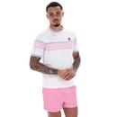 James Fila Vintage Yarn Dye Stripe Retro Tee W