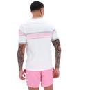 James Fila Vintage Yarn Dye Stripe Retro Tee W