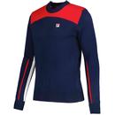 Josh Fila Vintage Colour Block Knitted Sweater FN