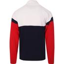 Kerry FILA VINTAGE Knitted Colour Block Cardigan P