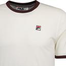 Marconi FILA VINTAGE Retro 70s Ringer T-shirt E/B