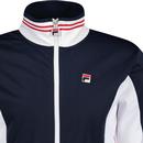 Manne Fila Vintage Retro Sports Track Jacket Navy