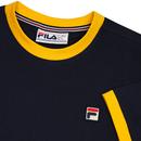 Marconi FILA VINTAGE Retro 70s Ringer T-shirt P/GF