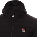 Pavo FILA VINTAGE Retro Quilted Ski Jacket (Black)