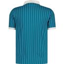 BB1 Fila Vintage Retro Striped Polo Shirt DL/G/B