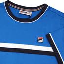 Razee FILA VINTAGE Retro Chest Stripe T-Shirt (DB)