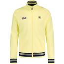 fila vintage mens rupert funnel neck settanta zip track jacket lemonade yellow