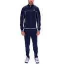 Terry FILA VINTAGE Retro 80s Piped Tracksuit P