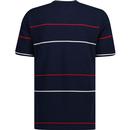 Thiago FILA VINTAGE Retro 80s Striped T-shirt (N)