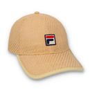 Fila Vintage Ark Basketweave Baseball Cap in Straw FHXS24009 140