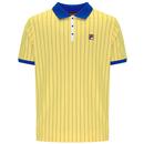 Fila Vintage BB1 Pinstripe Polo in Popcorn Yellow LM1839AT 977 