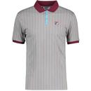 BB1 Fila Vintage Retro Striped Polo Shirt S/WW/CB