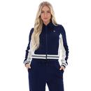 Jelena Fila Vintage Retro 80s Cropped Track Top FN