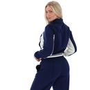 Jelena Fila Vintage Retro 80s Cropped Track Top FN
