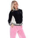 Jenesis Fila Vintage Baseball Zip Up Track Top B