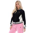 Jenesis Fila Vintage Baseball Zip Up Track Top B