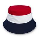 Marco Fila Vintage Tricolour Retro Bucket Hat RWN