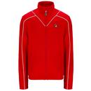 Fila Vintage Noble Piping Track Jacket in Red SS25MH018 640 