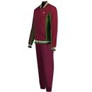 Fila Vintage Settanta Men's Retro 80s Tracksuit in Wine