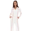 Fila Vintage Womens Haze Statement Terrinda Boilersuit in Gardenia/Red FW24WC011 130