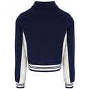 Jelena Fila Vintage Retro 80s Cropped Track Top FN