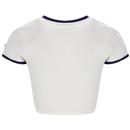 Jeno Fila Vintage Cropped F-box Retro Ringer Tee G