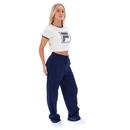 Jeno Fila Vintage Cropped F-box Retro Ringer Tee G