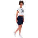Jeno Fila Vintage Cropped F-box Retro Ringer Tee G